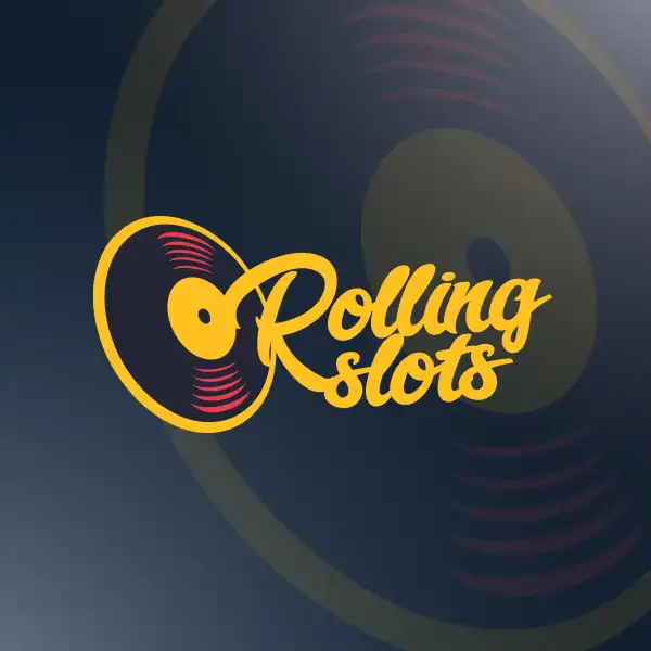 Playing slot machine with vinyl records and casino.  Rolling Slots Casino Online Canada